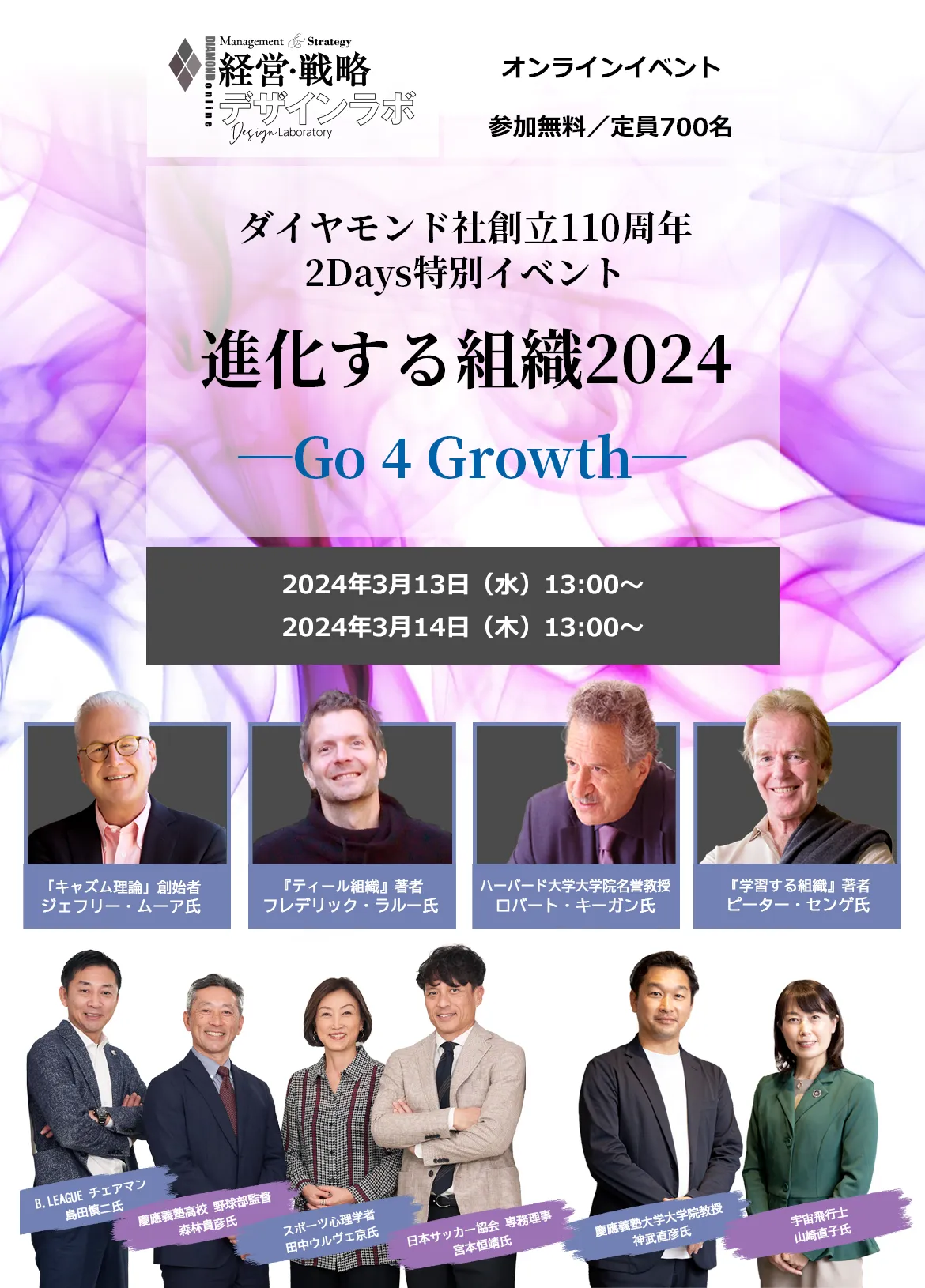 経営・戦略デザインラボ 2Days特別イベント 進化する組織2024 ―Go 4 Growth―