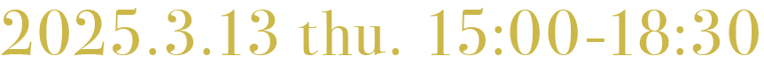 2024.12.3 tue. 15:00-18:30